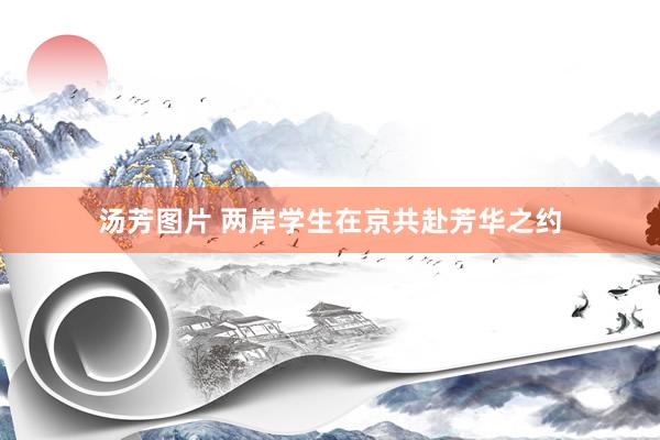 汤芳图片 两岸学生在京共赴芳华之约