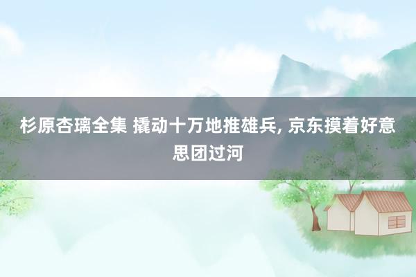 杉原杏璃全集 撬动十万地推雄兵, 京东摸着好意思团过河