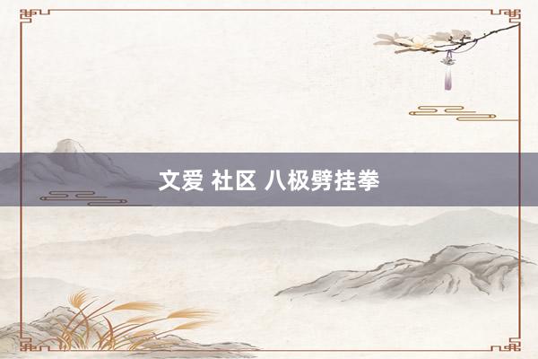 文爱 社区 八极劈挂拳